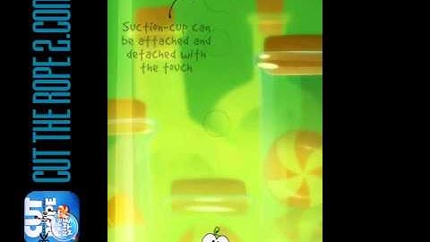 Cut The Rope 2: Experiments Level 3-1 Sticky Steps Box Walkthrough