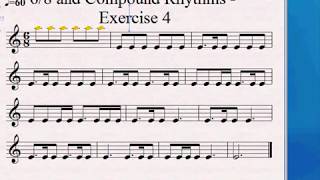 6/8 time signature - How to read compound rhythms - Improved version