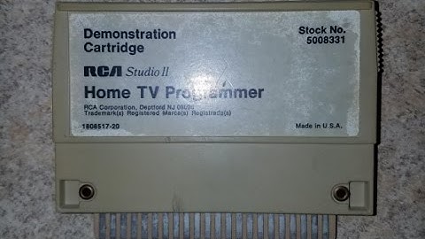 Extremely Rare RCA Studio II Demo Cart for Sale - #CUPodcast