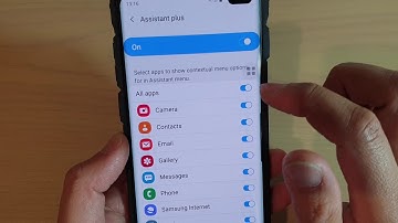 Galaxy S10 / S10+: How to Enable / Disable Assistant Plus Menu