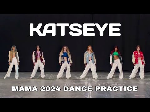 5 KATSEYE and 1 DOGSEYE🥹 (KATSEYE MAMA 2024 DANCE PRACTICE PERFORMANCE)
