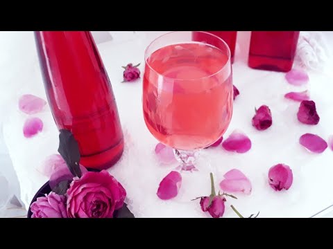شراب الورد من الورد الجوري