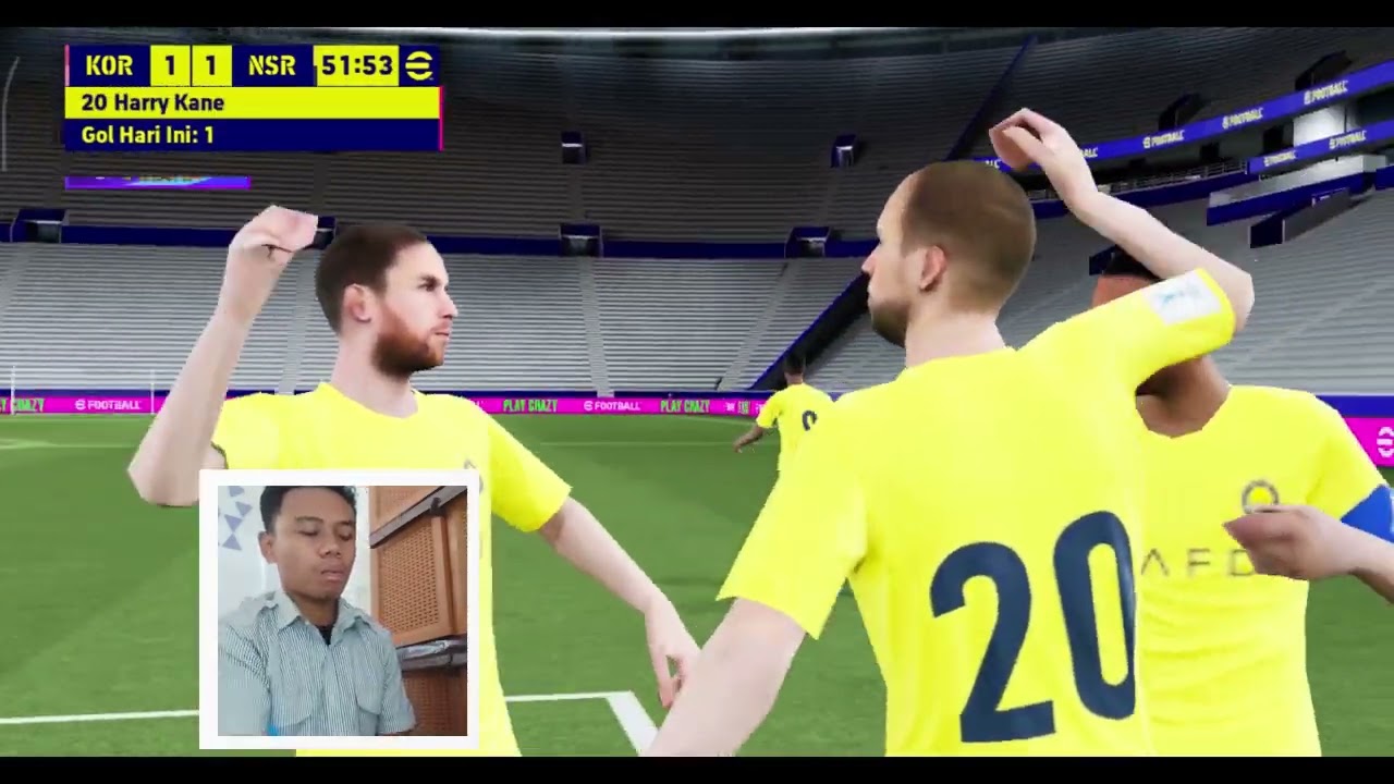 GUA KALAH DI MENIT AKHIR 1 : 2 PADAHAL ADA PELUANG........