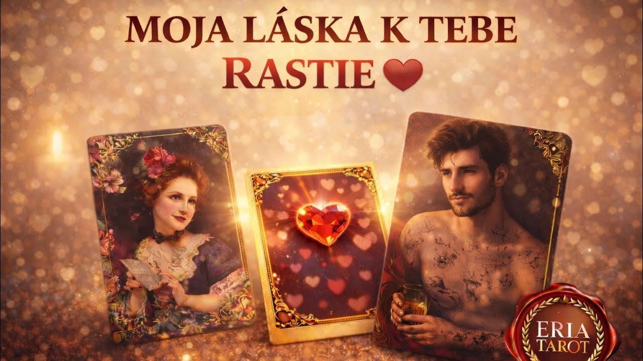 💌 KOHO LÁSKA K TEBE SILNIE?💗 Čo k tebe cíti teraz😍| Tarot Lásky🔮Výklad Kariet Eria Tarot