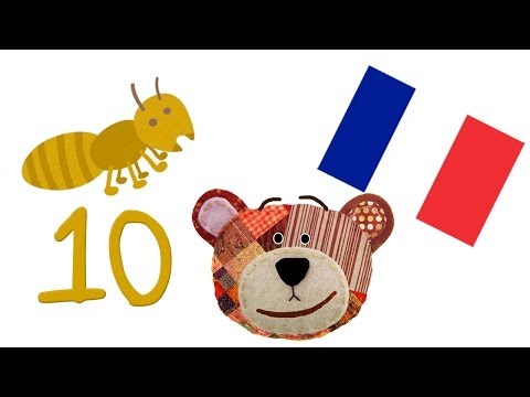 Learn how to count to 10 in french: The insects
