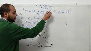 Parallel lines and proportional parts. Secondary 1. Mr. Mostafa Soliman. Math solution