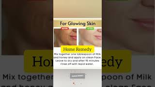 Glowing Skin Home Remedy || Glowing Skin Tips |shorts viral skincare