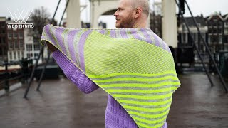 Stripeometry Shawl by Stephen West 19,013 views 1 month ago 7 minutes, 24 seconds