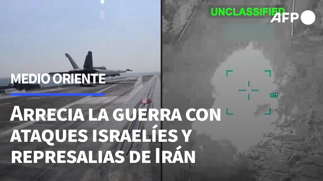 Arrecia la guerra con ataques israelíes en Irán y represalias en Irak y el Golfo | AFP