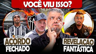 😮 HEVERTON FAZ REVELAÇÃO DO ATLÉTICO 🤝 GALO ACERTA COM RONALDINHO 🥰 OLHA O DÁTOLO | NOTÍCIAS #galo