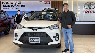 Trên tay Toyota Raize 2025 màu trắng ngọc trai nóc đen phiên bản mới nhất, Đánh giá xe lăn bánh mới
