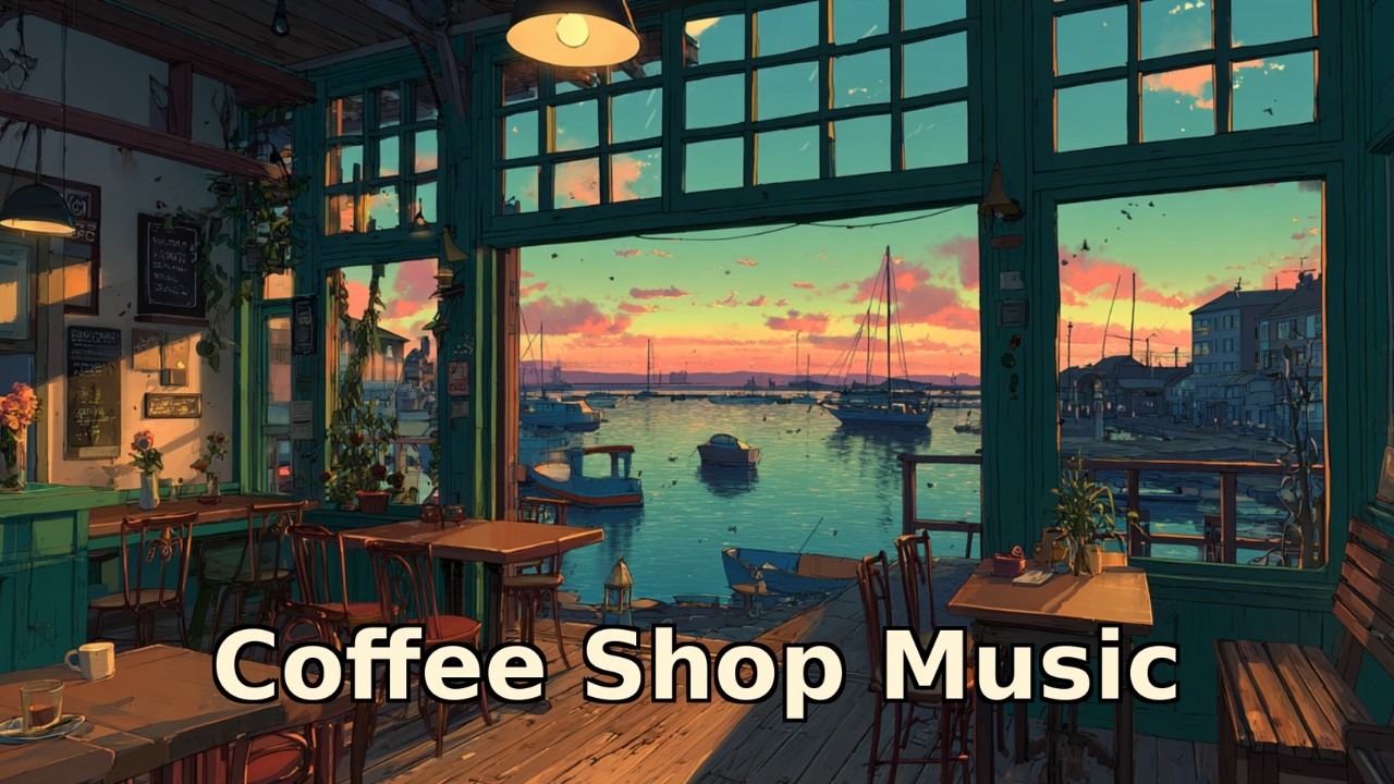 Coffee Shop Ambience ☕ Acoustic Cafe Music for Studying, Relaxing & Focus (44 Min)