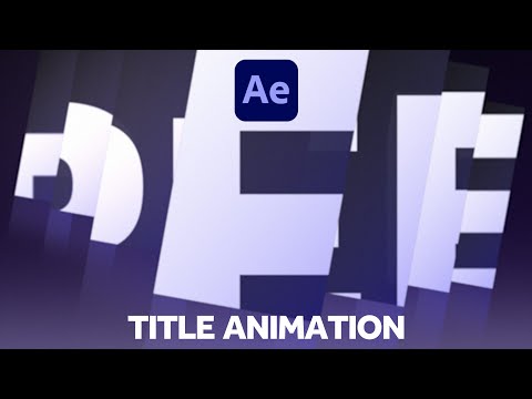 Screens Title Animation | After Effects Tutorial