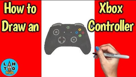 How to Draw an Xbox Controller