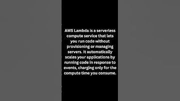 Understanding AWS Lambda: Serverless Computing Explained