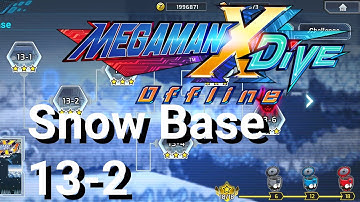 MegaMan X Dive Offline Snow Base 13-2(All Hidden Elements locations)