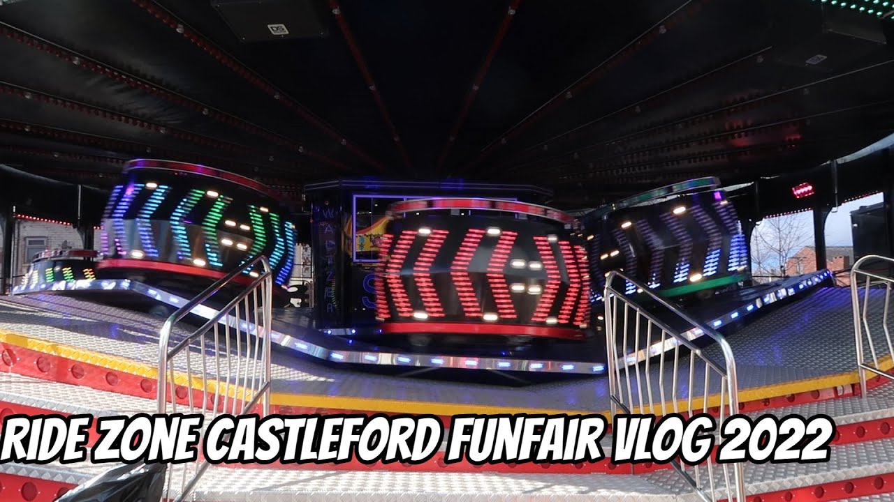 Castleford Rides Insane Rides W Marshalls Amusements Ride Zone | Funfair Vlog | Castleford | March ...