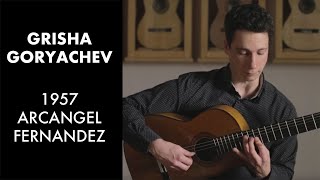 Sabicas' "Zapateado en Re" played by Grisha Goryachev on a 1957 Arcangel Fernandez