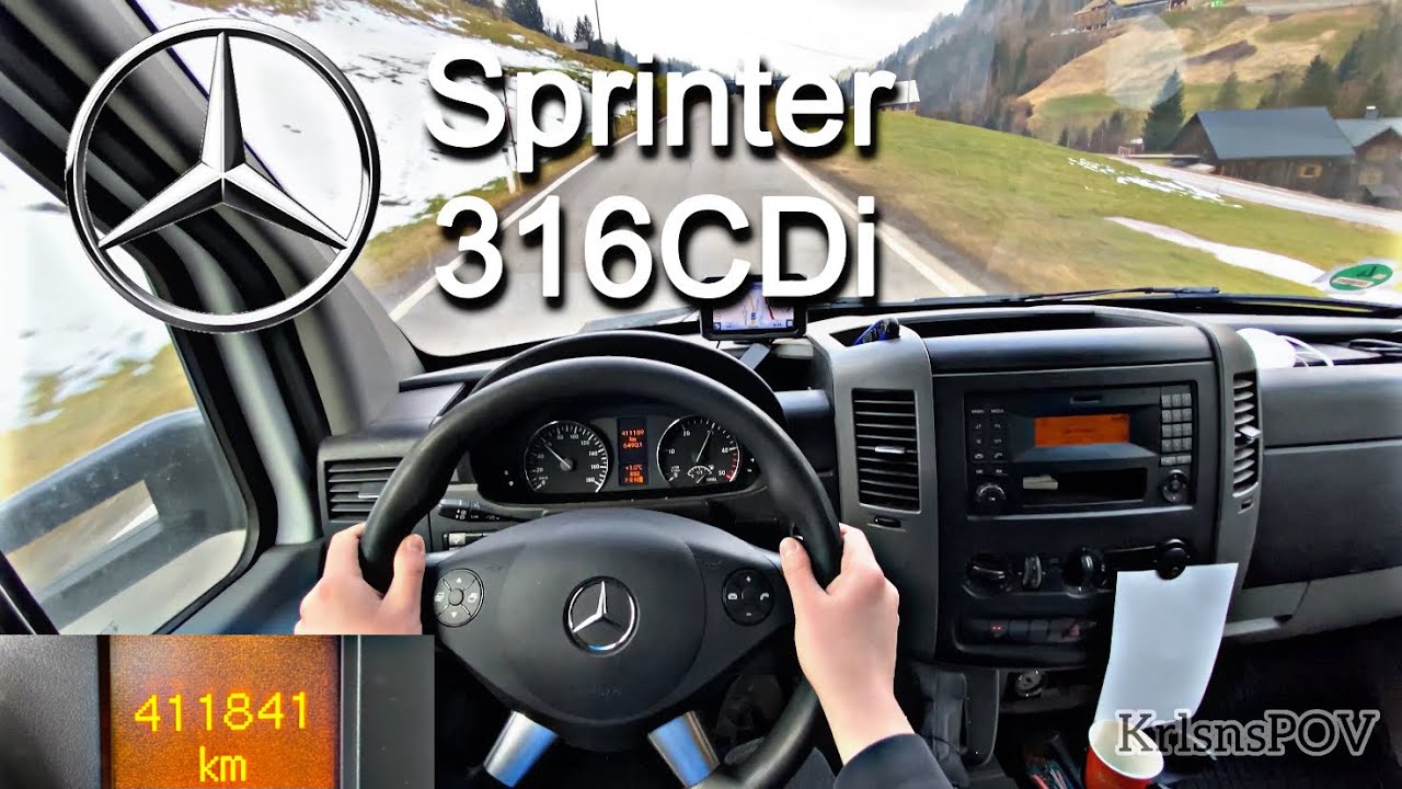 Mercedes-Benz Sprinter 316 CDI im Alltagstest! Ablagen, Assistenz, MBUX | VERGLEICH VW Crafter