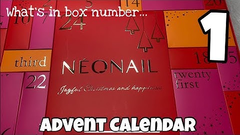 Neonail Advent Calendar 2020   Day 1