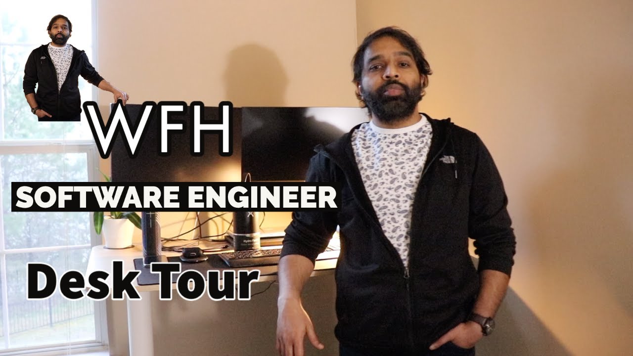 Modern Home Office Setup | Desk Tour 2021|Work From Home Software ...