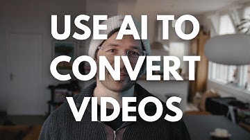 Converting video files to any format with AI