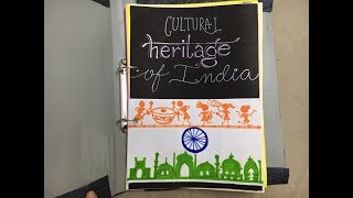 ENGLISH PROJECT CLASS 10 ON CULTURAL HERITAGE OF INDIA screenshot 1
