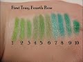 Swatches of all 120 Eyeshadows.