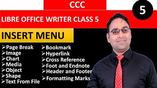 Libre Office Writer Insert Menu|Insert Menu full Explanation