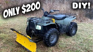 DIY: How to Easily Install a Snow Plow on ANY ATV!