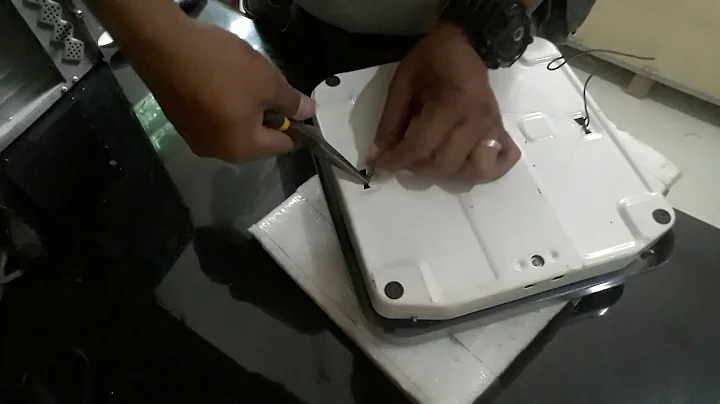 How To Assemble Bathroom Scale After Cleaning Using a Tie Wire