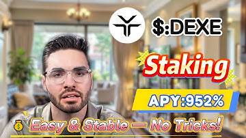 💎 900%+ APY on Staking DEXE – Earned $500+ a Day! Don’t Miss the Best Passive Income in Crypto! 🔥