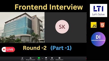 React Js Interview | LTI (L&T) Frontend Interview | (Round-2) 🎉 | Part - 1