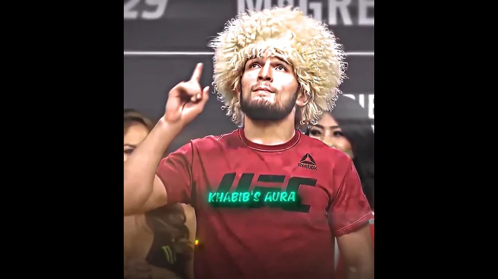 Khabib's aura is unmatchable🔥 #khabibnurmagomedov #ufc #fyp #mmafighter #shorts #ufcfighter