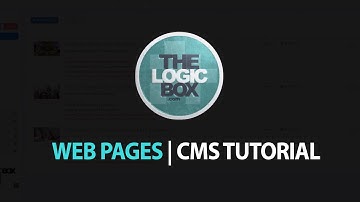Web Pages: Pages Overview and Manager On The Logic Box Content Management System