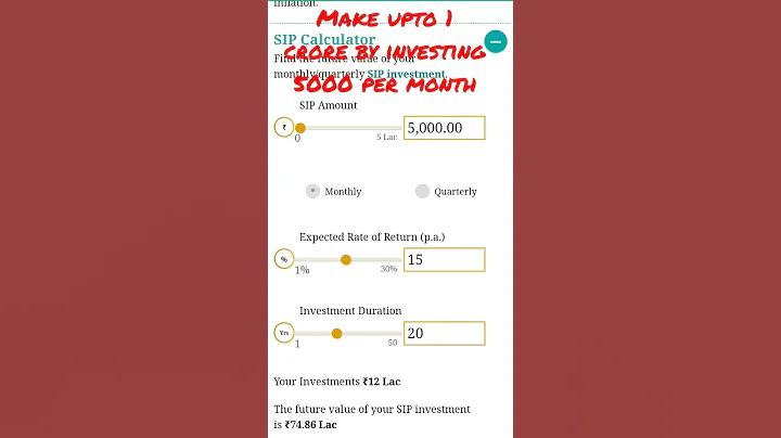 How to make  1 crore by investing?? #shorts #viral #mutualfunds #investing #sip