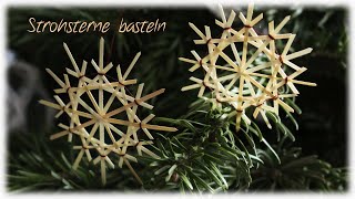 Strohstern basteln * DIY * Straw Star