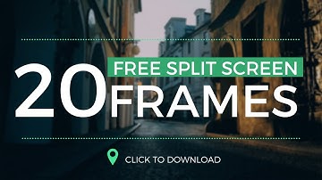 20 Free Split Screen Frames - Motion 5 & FCPX Templates