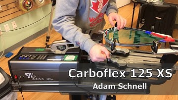 Time Lapse: How to String a Tecnifibre Carboflex 125X Squash Racquet