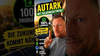 Autark mit Balkonkraftwerk? #balkonkraftwerk #photovoltaik #solar #handwerk