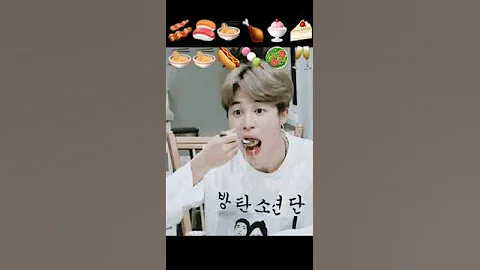 jimin mukbang 🥓🍣🍜🍗🍧🍰🍜🍜🌭🍡🥗🥂#jimin #asmr#shorts