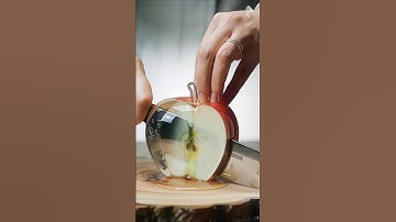 The Most Satisfying ASMR Apple Crunch Ever! 🍎 #ASMR #Apple