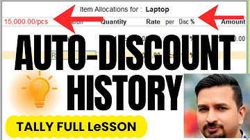 Tally TDL Auto Fetch Last Sales Rate and Discount for Party | Tally Prime TDL | Party Wise Last Disc