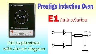 Prestige PIC 22.0 induction oven E1 fault repair (Hindi) | prestige induction repair #rdelectronics