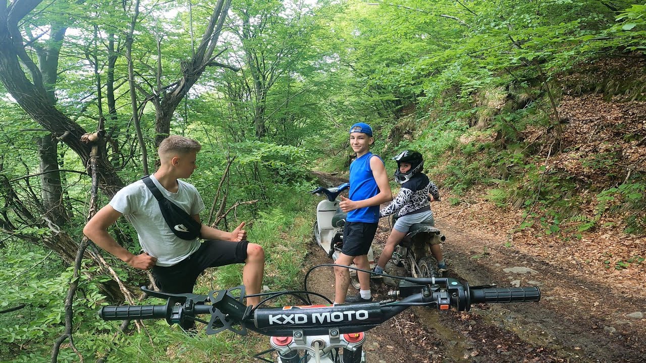 EnduroVlog#11 Ieșire de ziua lui Timotei + Grătar și pescuit în vârf de deal.