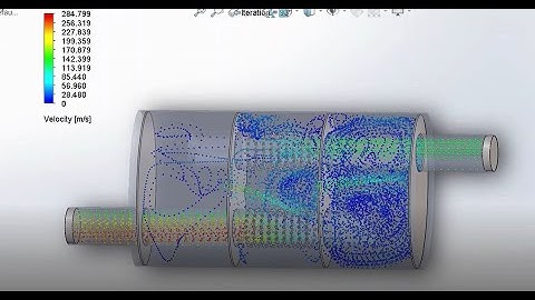 SIMULATION SOLIDWORKS MUFFLER