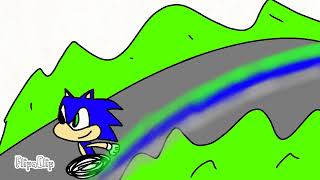 Um Gnomo Estava Andando Em Cima Do Asfalto Animação