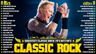 Guns N' Roses, Bon Jovi, Metallica, ACDC, U2, Queen, Aerosmith 🔥 Classic Rock 70s 80s 90s Full Album
