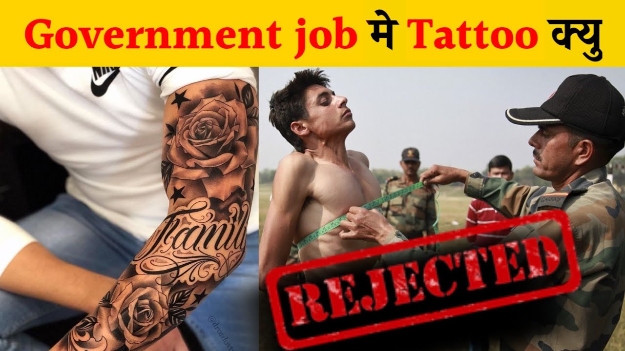 New Tattoo rules for recruitment in Indian Defence Forces  Govt Jobs 2023