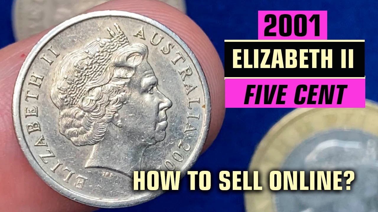 2001 Елизавета II 5 центов. Как продать эту австралийскую монету онлайн?